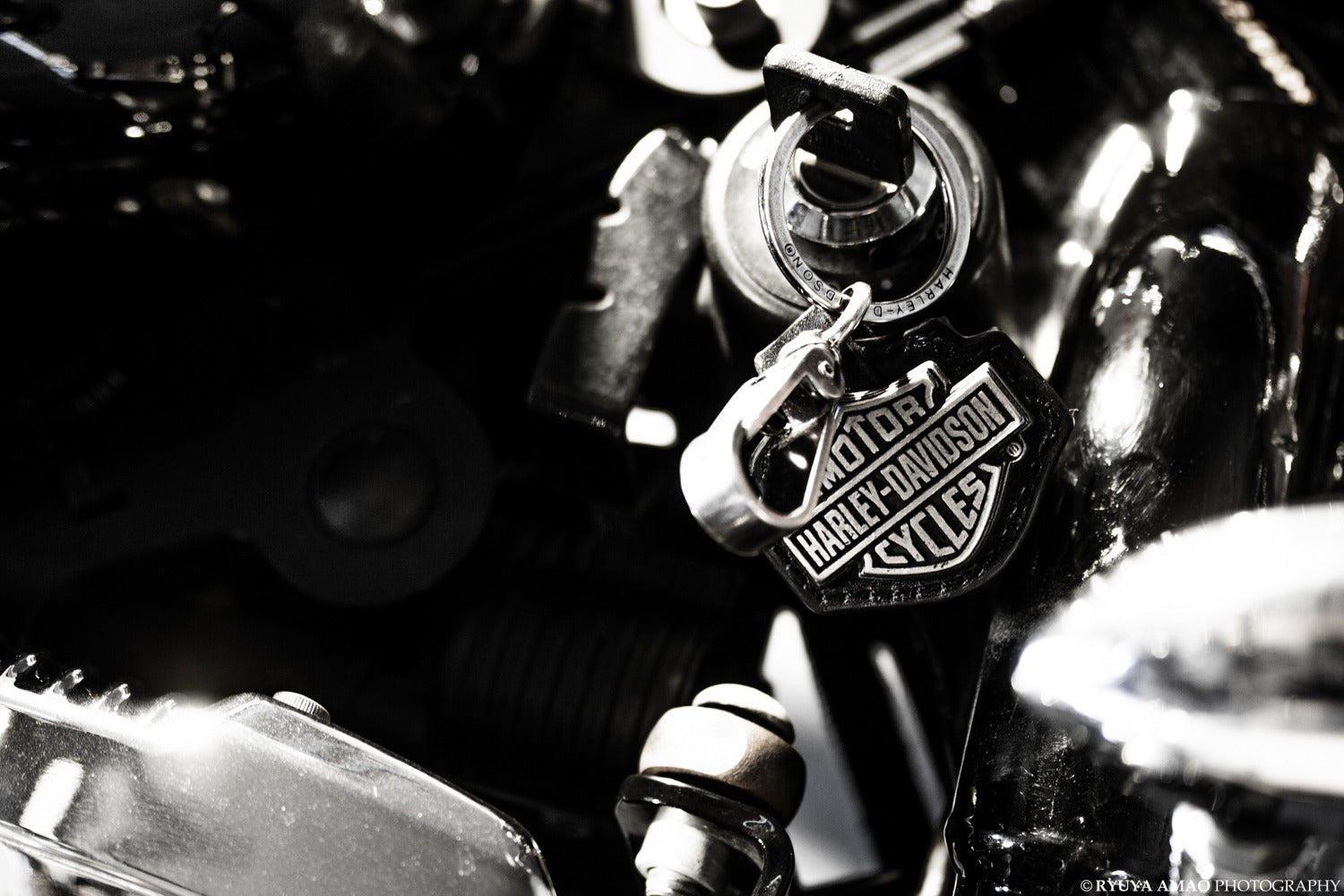 Key rings & Fobs-Rolling Thunder Harley-Davidson