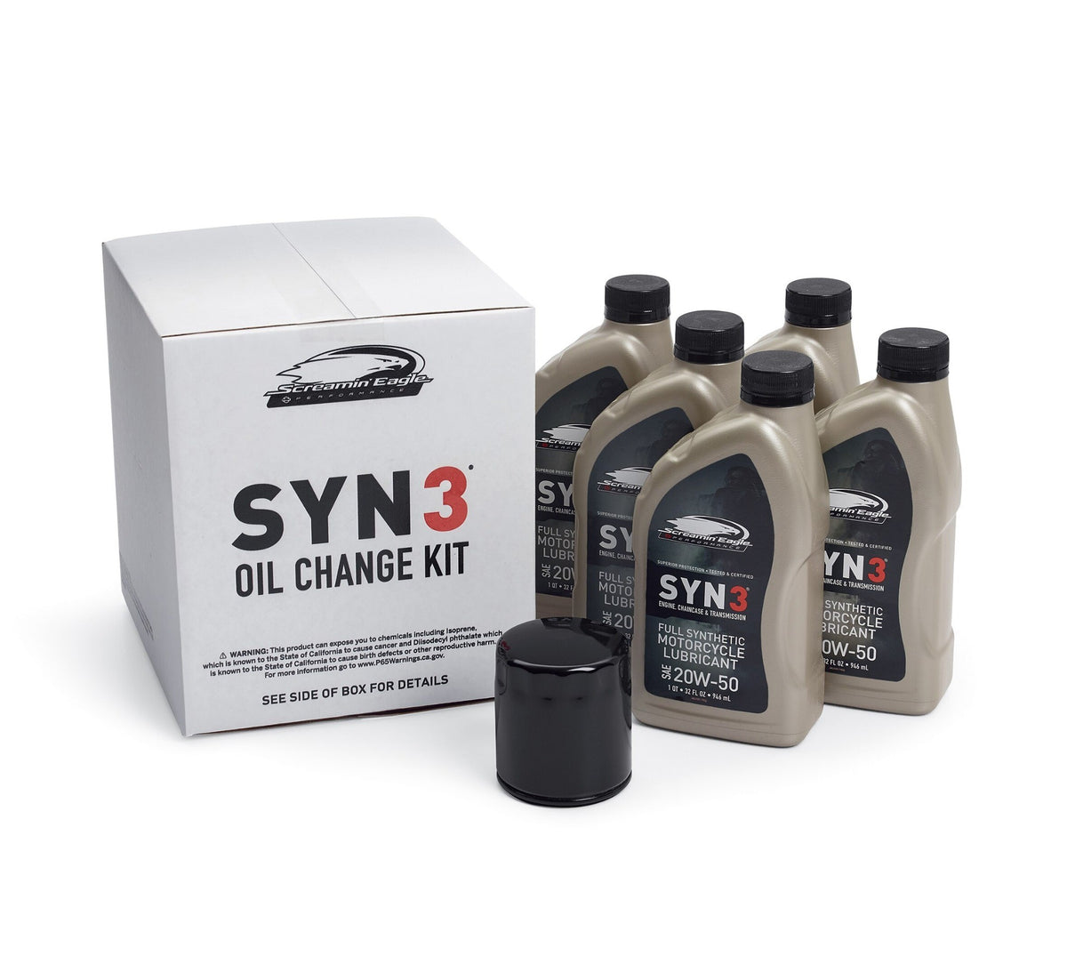 OIL CHANGE KIT V-ROD SYN3