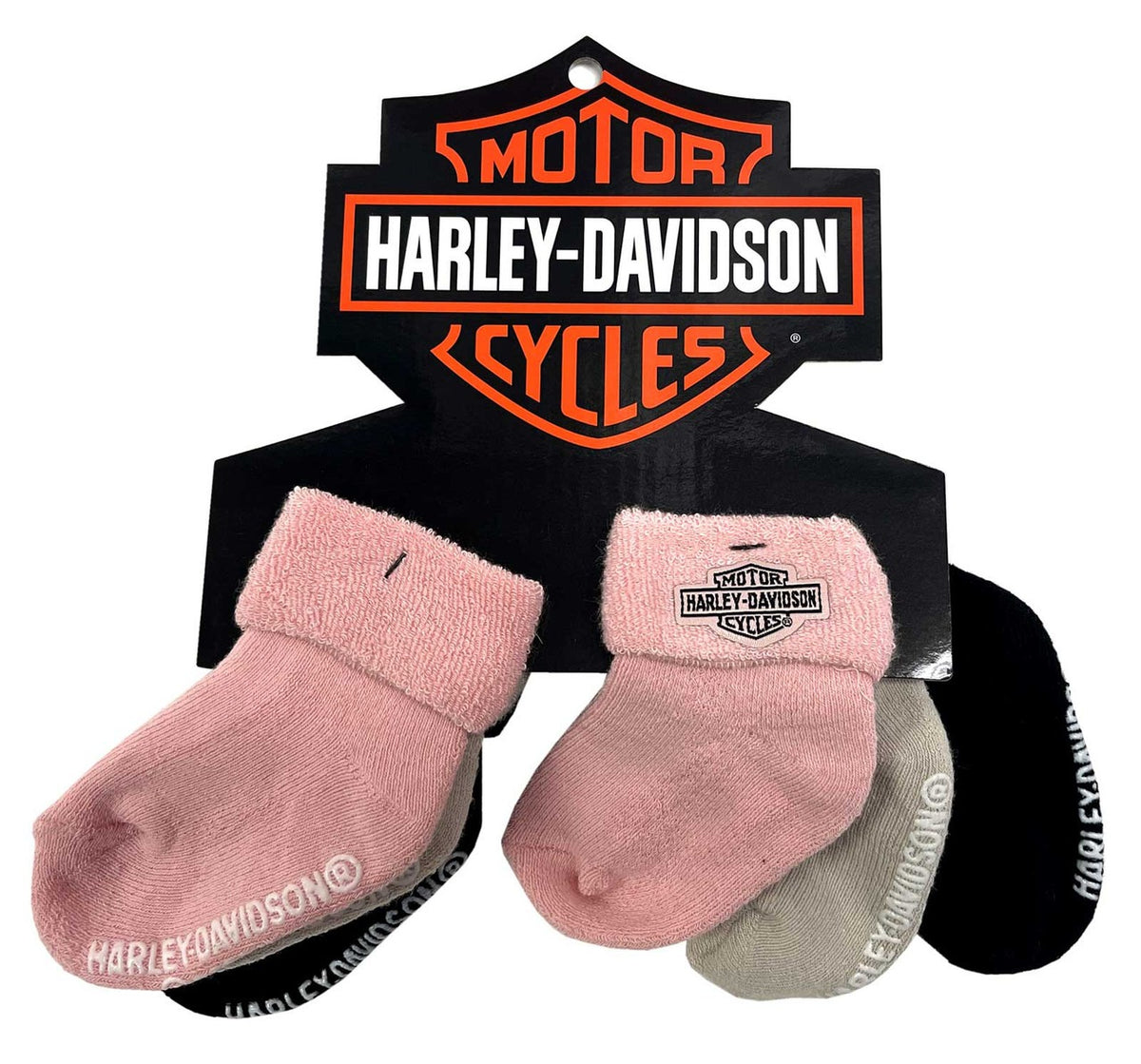 Harley-Davidson Girls 3 Pack Socks