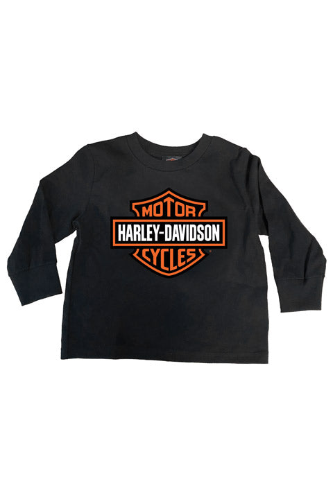 Harley-Davidson Bar &amp; Shield Boys Long Sleeve Dealer Tee
