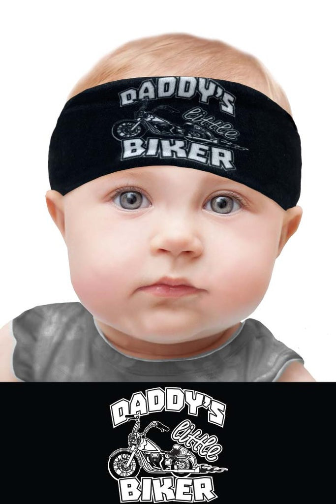 EZI Bandz Child&#39;s Headband &quot;Daddy&#39;s Little Biker&quot;