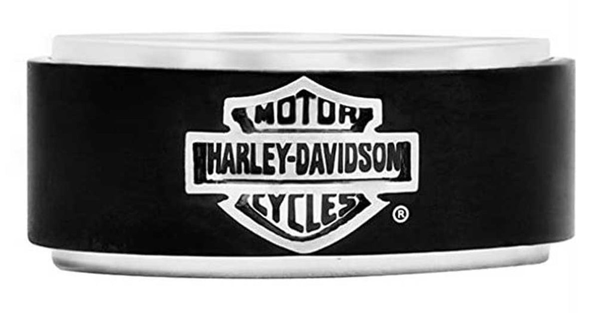 Harley-Davidson Black Steel Band Ring