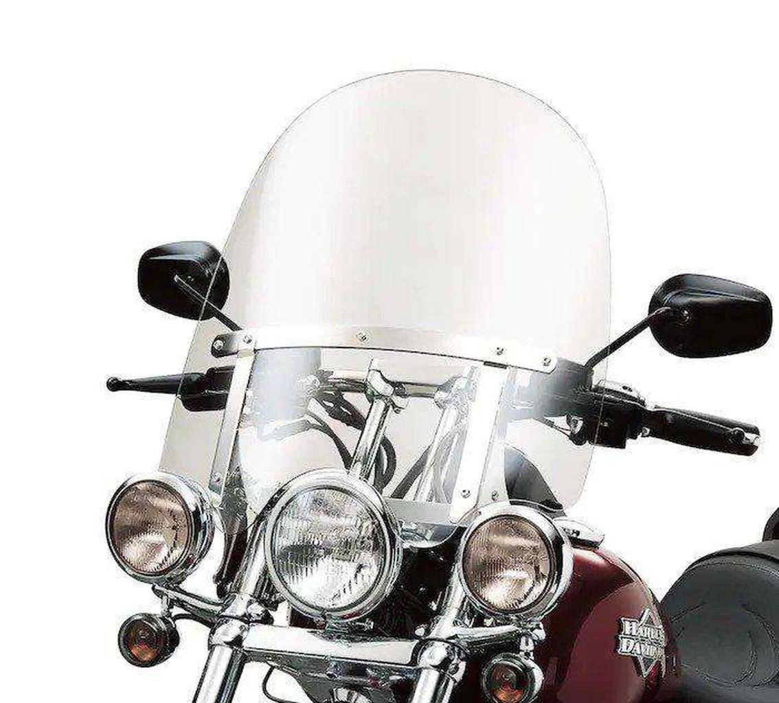 H-D Detachables Compact Windshield For Models With Auxiliary Lighting-58865-03-Rolling Thunder Harley-Davidson