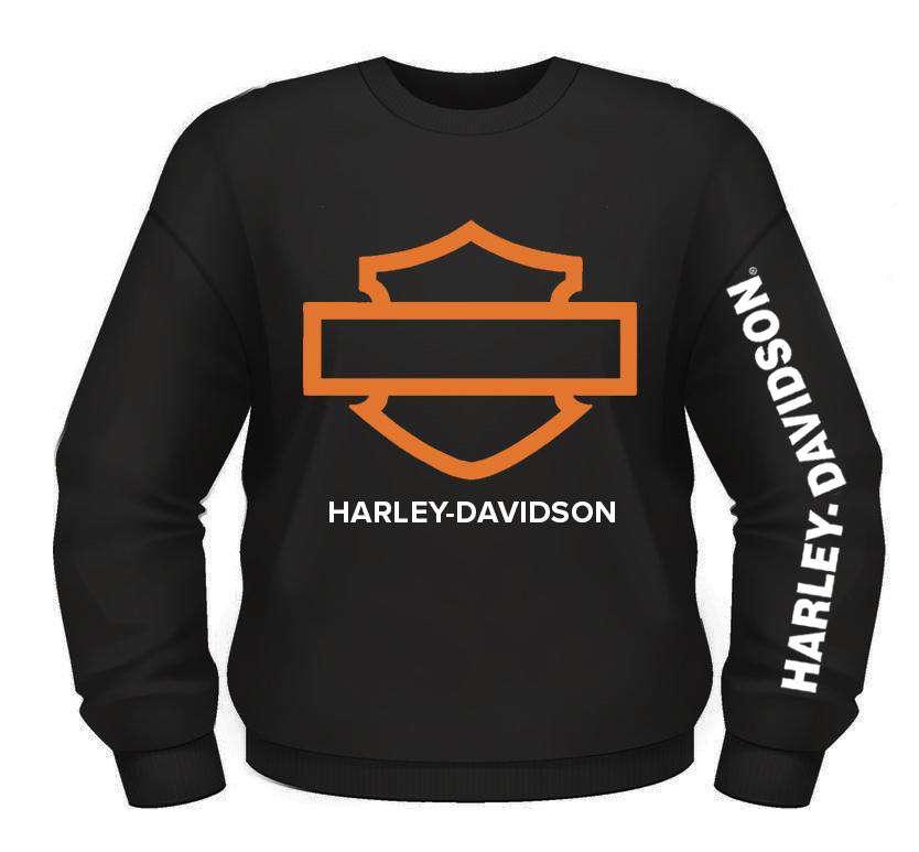 Harley-Davidson Bar &amp; Shield Silhouette Sweatshirt-Rolling Thunder Harley-Davidson