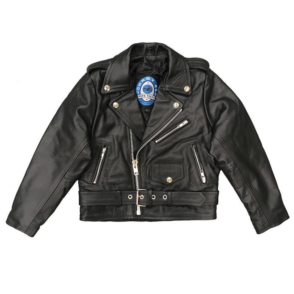 Johnny Reb Kids Leather Riding Jacket-Rolling Thunder Harley-Davidson