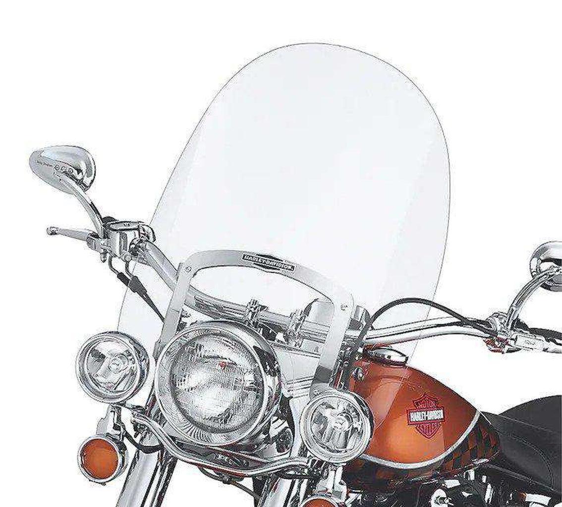 King-Size Nostalgic H-D Detachables Windshield For Fl Softail Models - 21 In. Clear-57140-05-Rolling Thunder Harley-Davidson