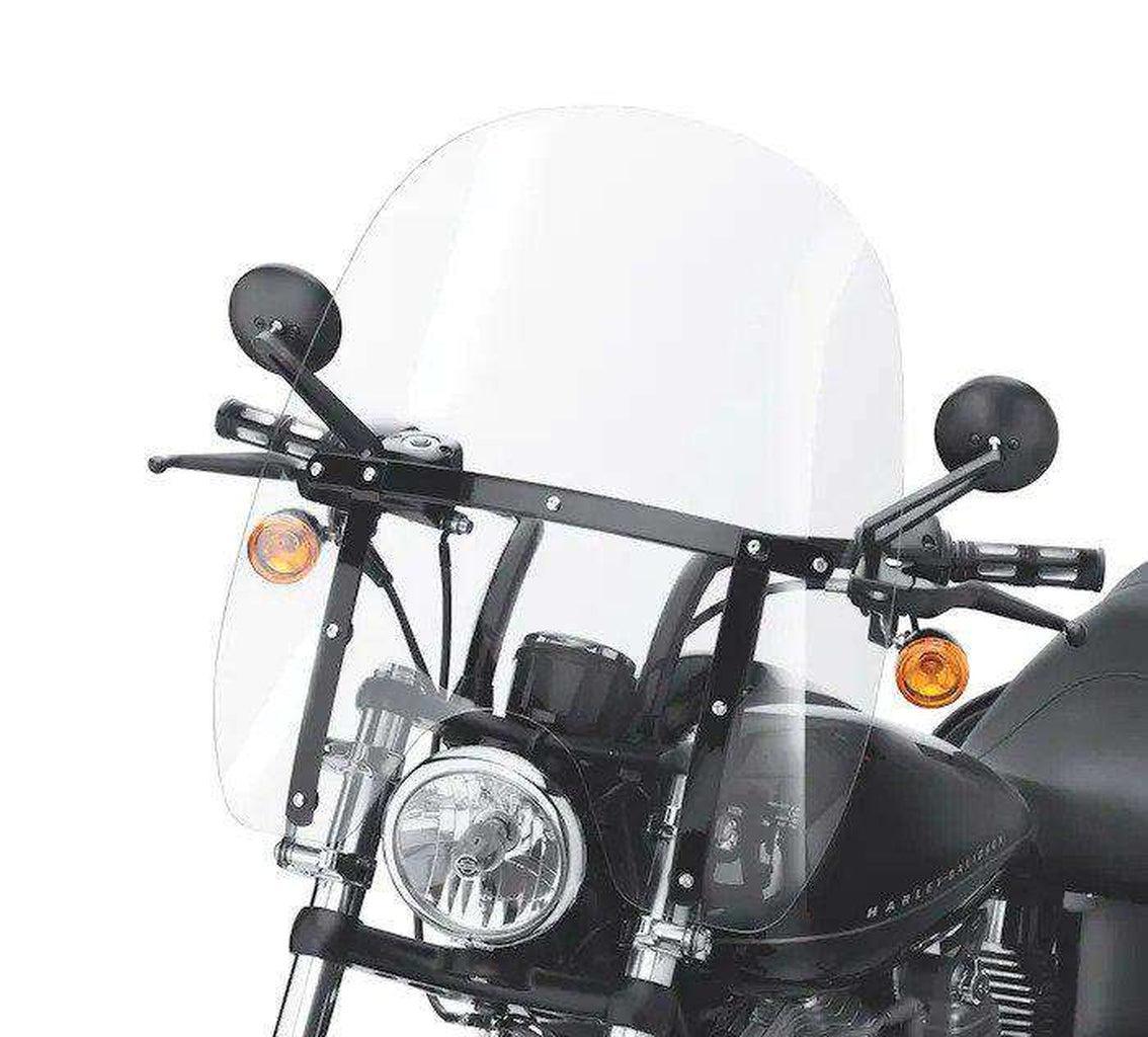 Quick-Release Compact Windshield-57400021-Rolling Thunder Harley-Davidson