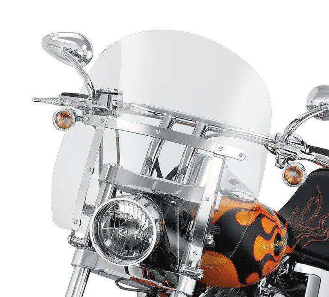 Quick-Release Compact Windshield-57199-05-Rolling Thunder Harley-Davidson