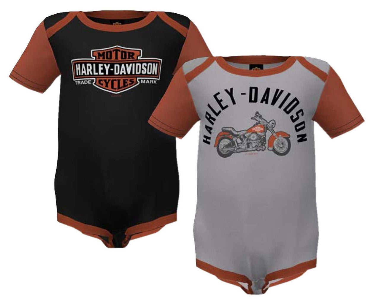 Harley-Davidson Boys 2 Pack Motorcycle Creeper Set-Rolling Thunder Harley-Davidson