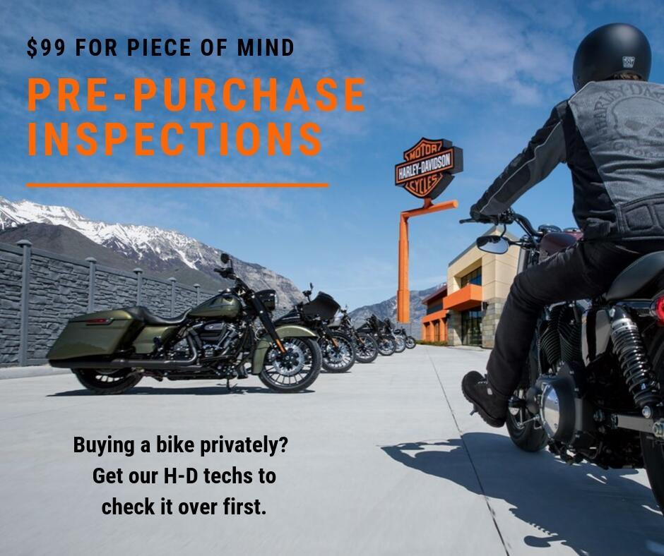 Pre-purchase inspections available now - Rolling Thunder Harley-Davidson