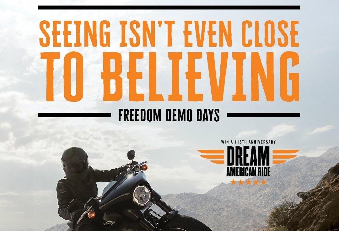 Test ride and win the trip of a lifetime - Rolling Thunder Harley-Davidson