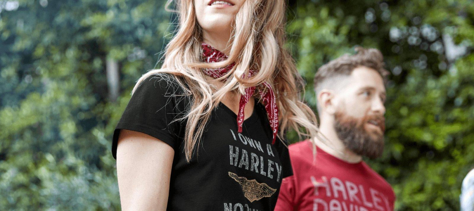 Womens Tees & Shirts-Rolling Thunder Harley-Davidson