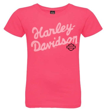 Harley-Davidson Girls Pink H-D Tee