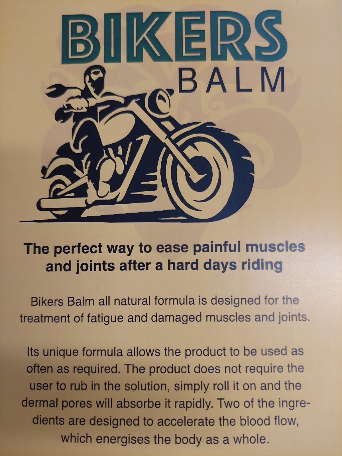 Biker Balm Muscle Relief