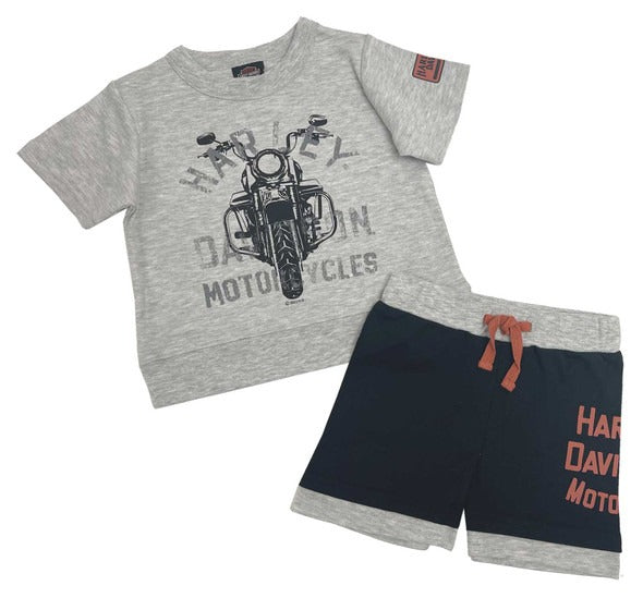 Boys Harley-Davidson Tee &amp; Short Set