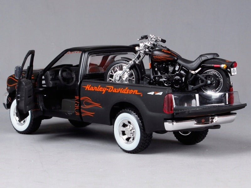 Harley-Davidson Ford F350 pickup with Night Train