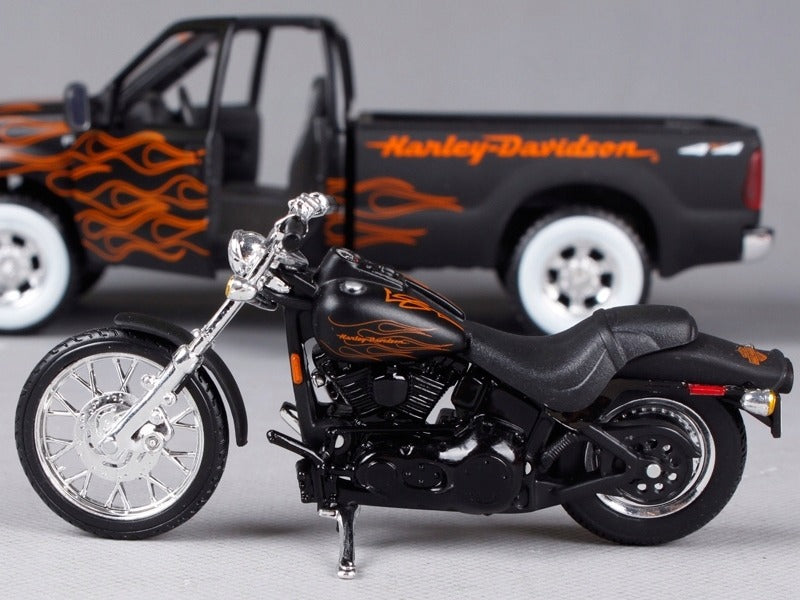 Harley-Davidson Ford F350 pickup with Night Train