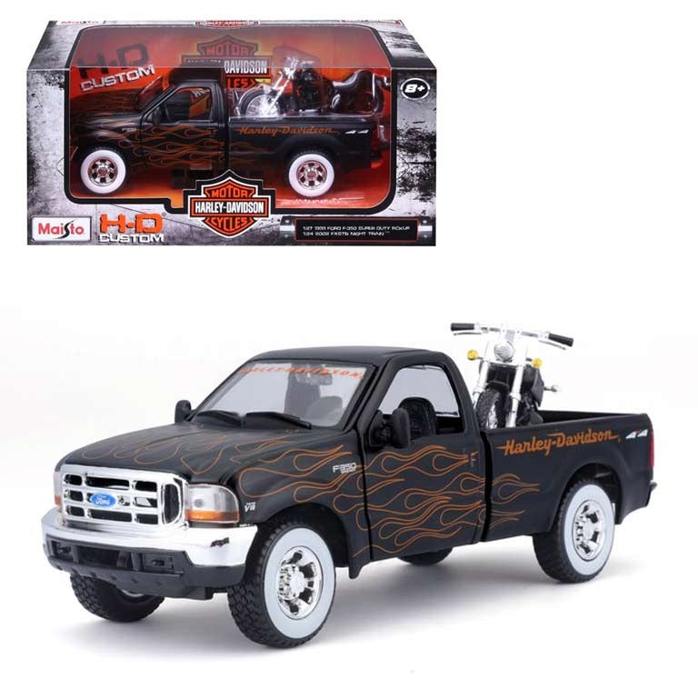 Harley-Davidson Ford F350 pickup with Night Train