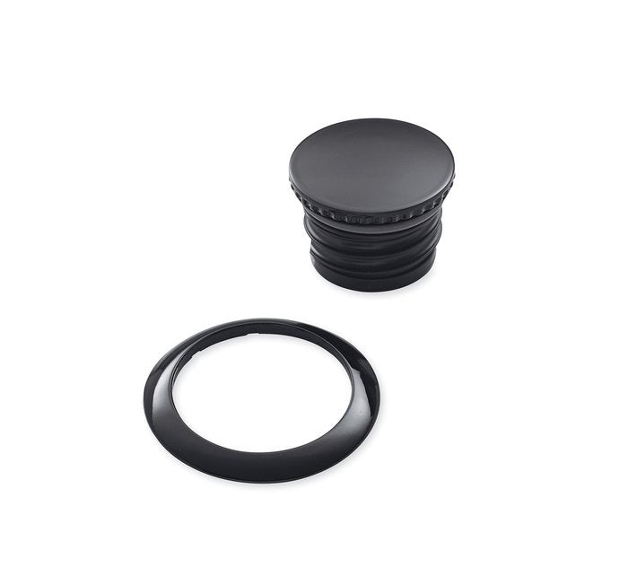 Flush-Mount Fuel Cap Kit - Softail Black