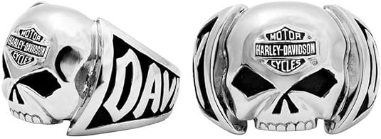 Harley-Davidson Steel Skull Ring