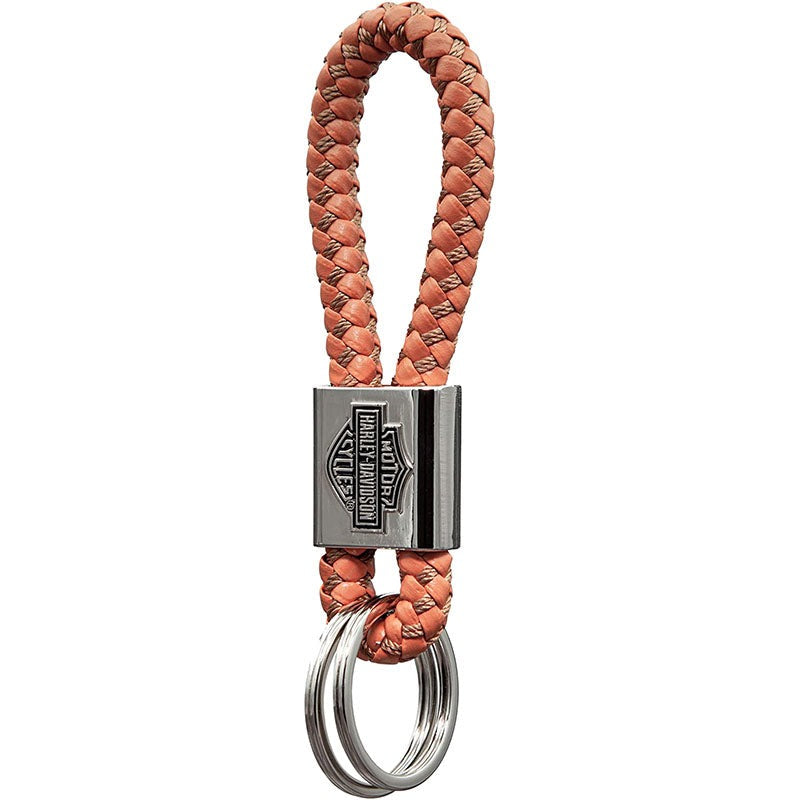 Harley davidson on sale leather keychain