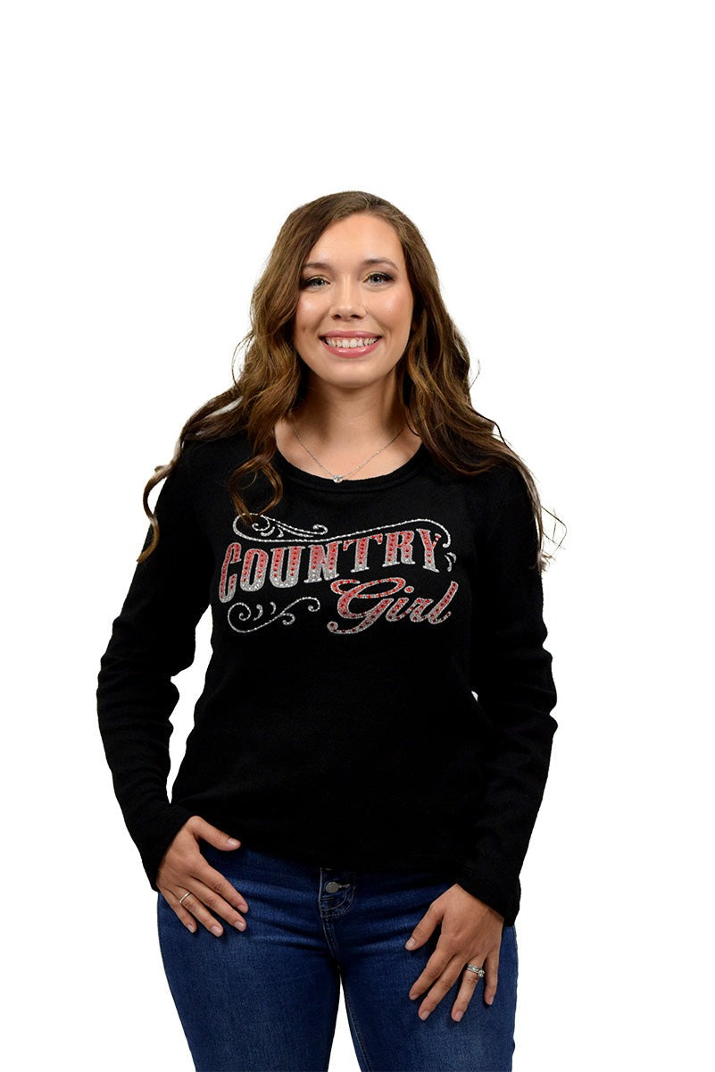 Ladies Country Girl L/S Tee