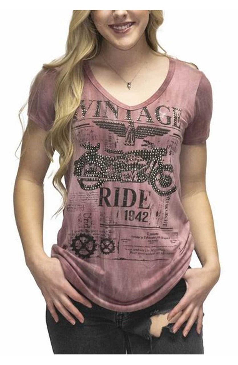 Vintage Ride Ladies Tee