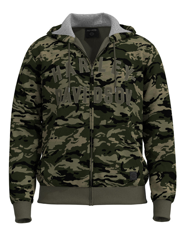 Buy Harley-Davidson Camo Zip Front Hoodie - Rolling Thunder Harley-Davidson