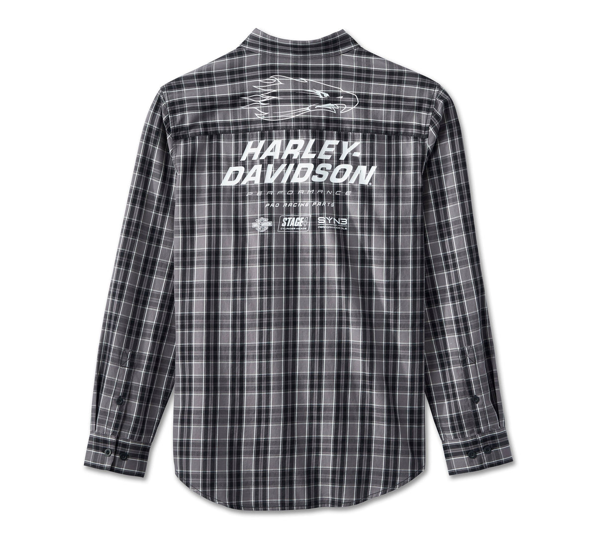 Harley-Davidson Screamin&#39; Eagle L/S Plaid Shirt