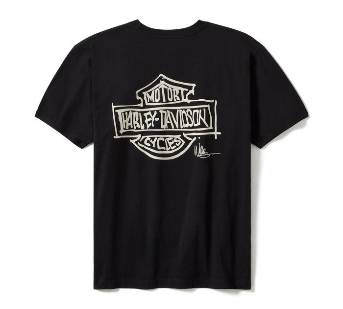 Harley-Davidson Willie G Sketchy Bar &amp; Shield Tee