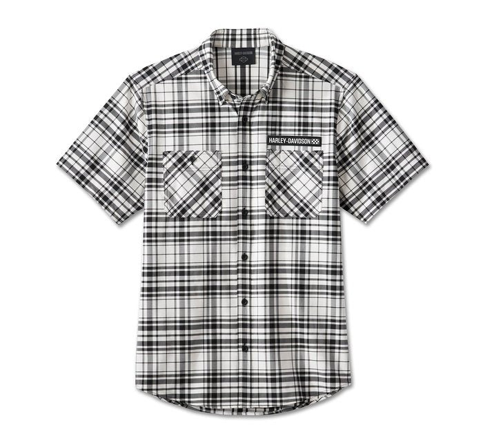 Harley-Davidson Enduro Short Sleeve Plaid Performance Shirt