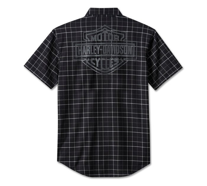 Harley-Davidson Men&#39;s Bar &amp; Shield Plaid Shirt