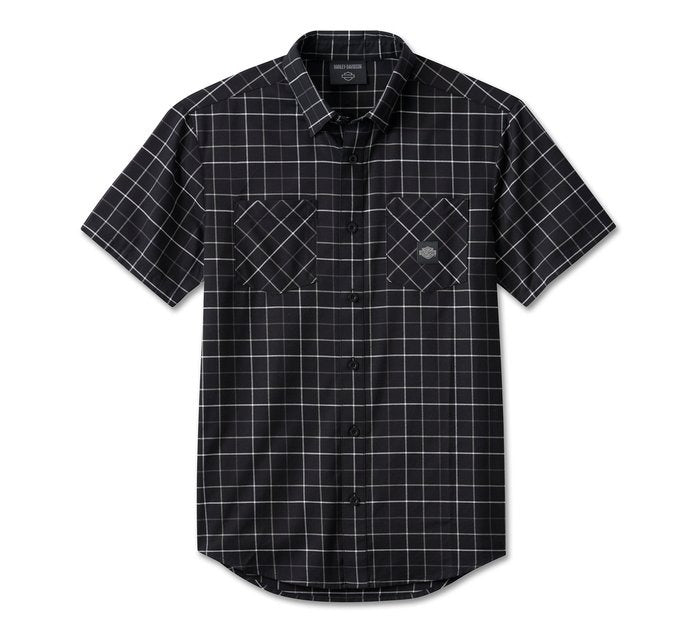 Harley-Davidson Men&#39;s Bar &amp; Shield Plaid Shirt