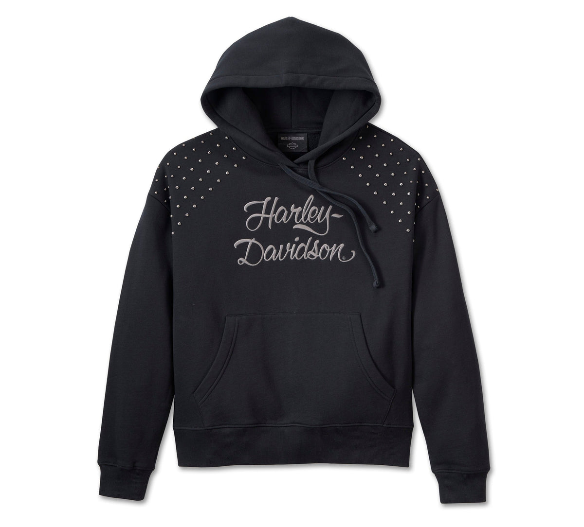 Harley-Davidson Ladies Studded Hoodie (Black)