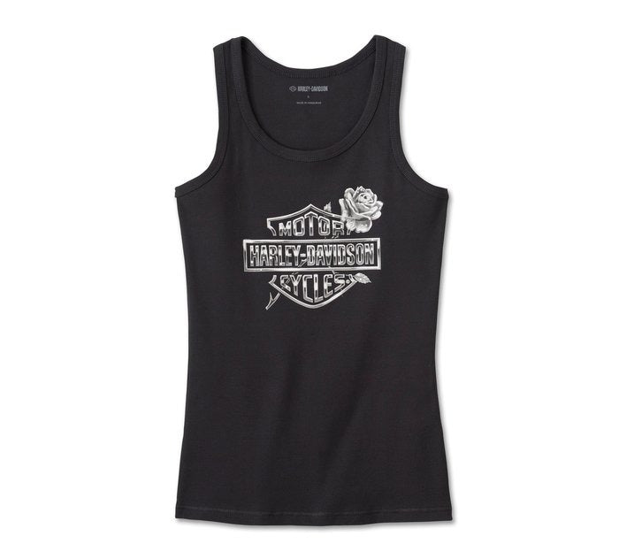 Harley-Davidson Ladies Rose Bar &amp; Shield Tank