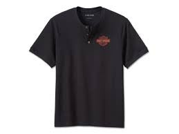 Harley-Davidson Combustion Henley Black