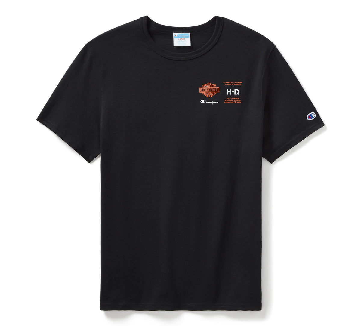 Harley-Davidson Champion Fanatic Tee Black/Orange