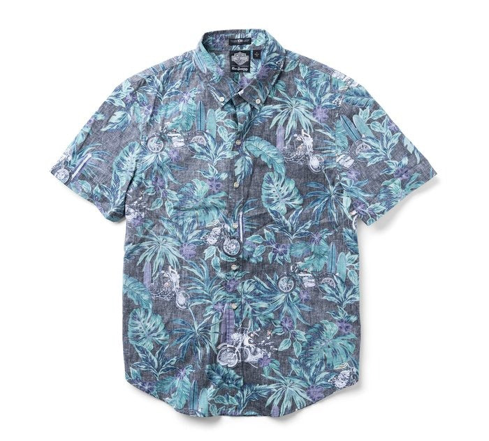 Harley-Davidson x Reyn Spooner Aloha Shirt Black