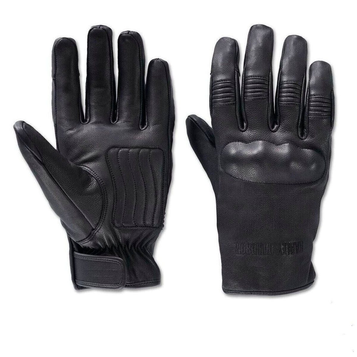 Harley-Davidson Gild Waterproof Leather Gloves-Black