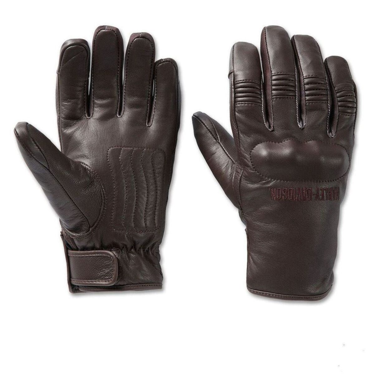 Harley-Davidson Gild Waterproof Leather Gloves-Java