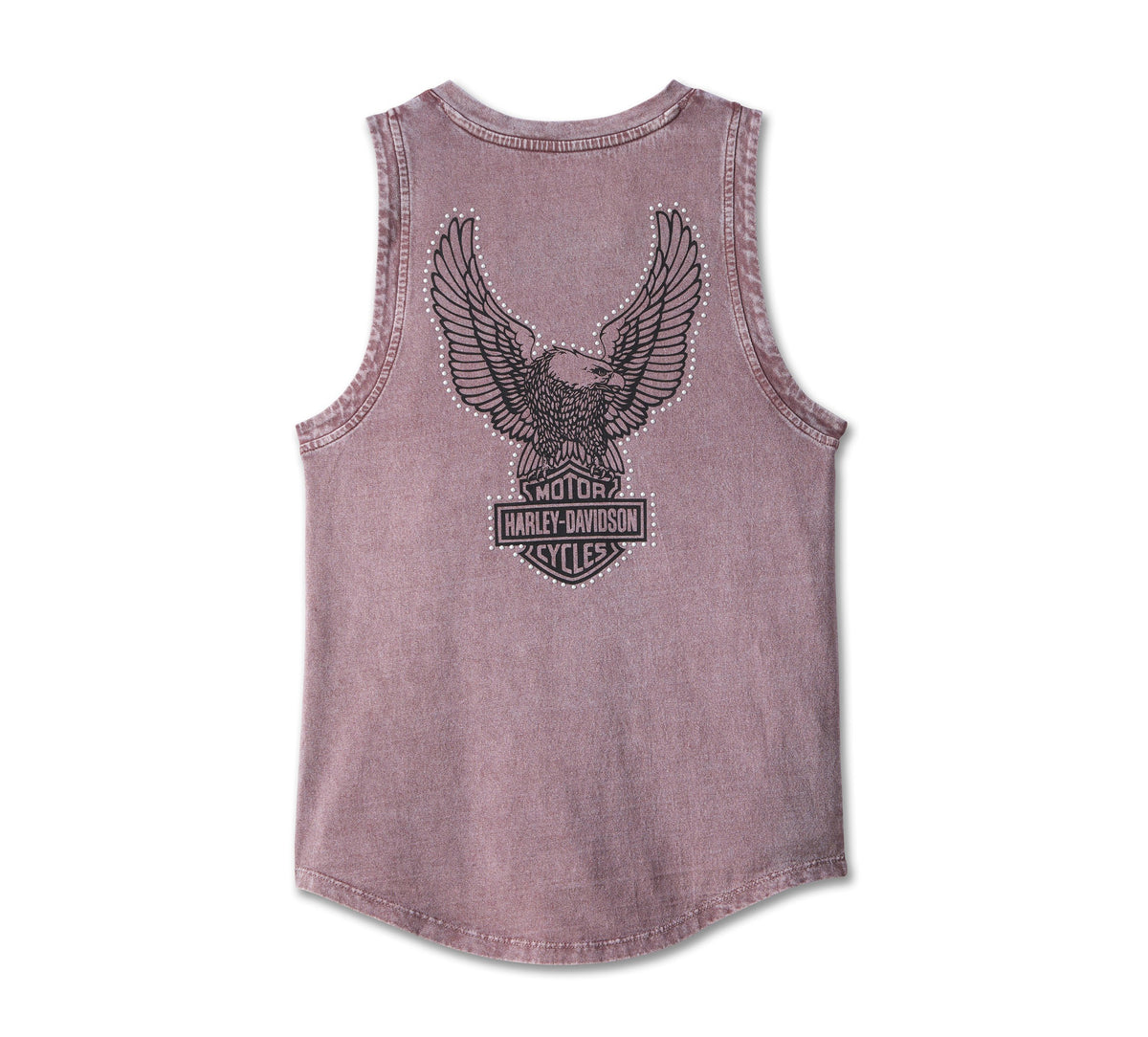 Harley-Davidson Ladies Throttle Lace Up Tank - Grape