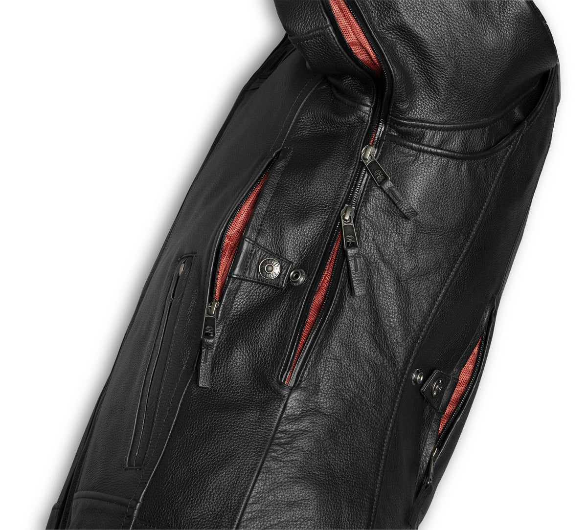 Harley-Davidson Vanocker Men&#39;s Leather Riding Jacket
