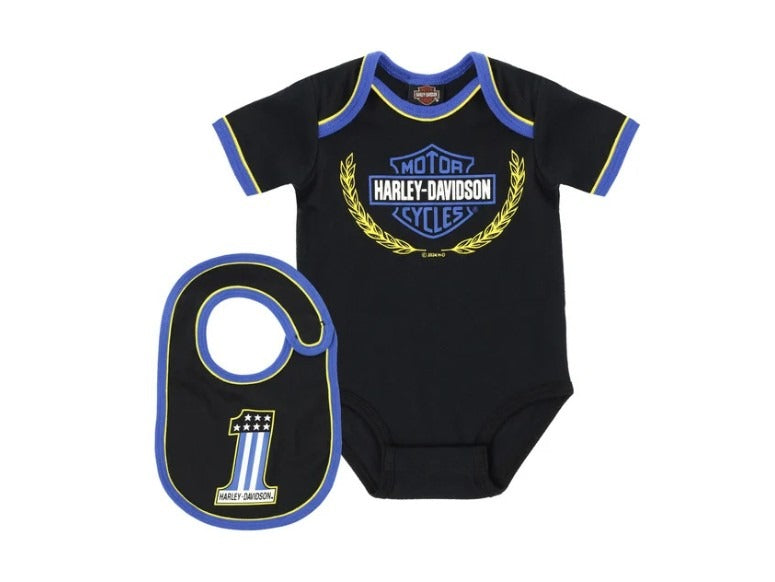 Harley-Davidson Boys Creeper/Bib Set