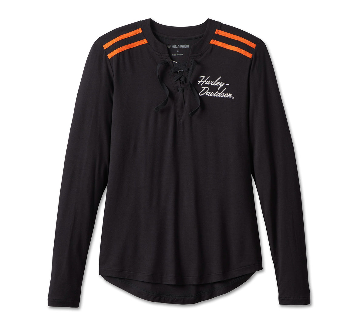 Harley-Davidson Ladies Iconic Laced Henley