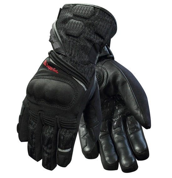 Rjays Booster Mens/Ladies Black Gloves