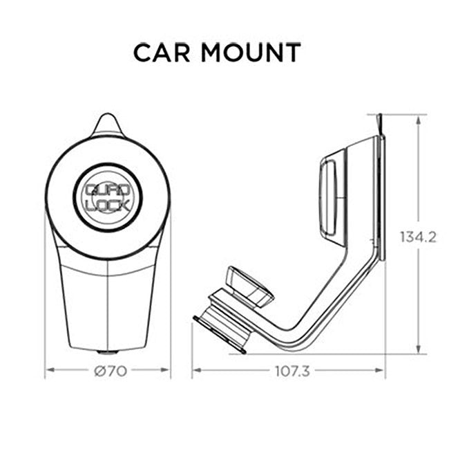 QUAD LOCK CAR MOUNT - Rolling Thunder Harley-Davidson