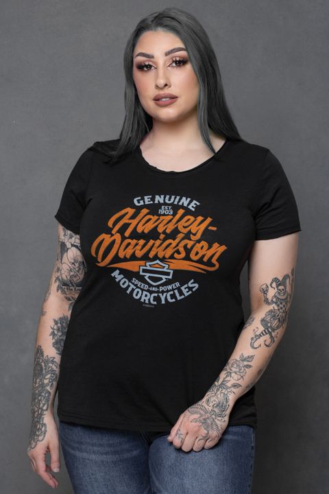Harley-Davidson Boundary Ladies Dealer Tee