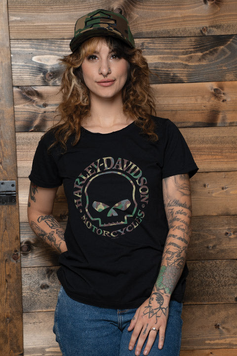 Harley-Davidson Ladies WG Camo Dealer Tee