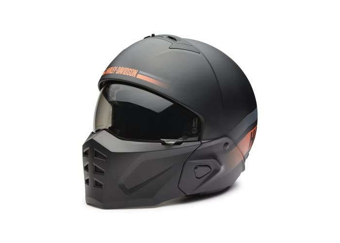 Harley-Davidson Ultra 2 in 1 X16 Helmet Orange H-D Graphics