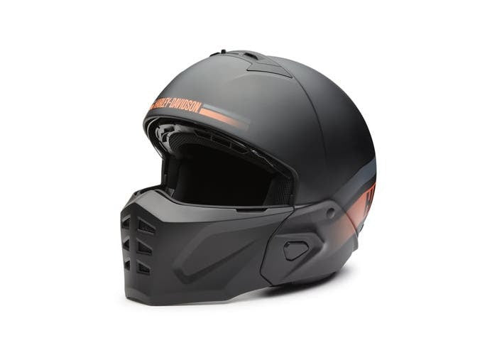 Harley-Davidson Ultra 2 in 1 X16 Helmet Orange H-D Graphics